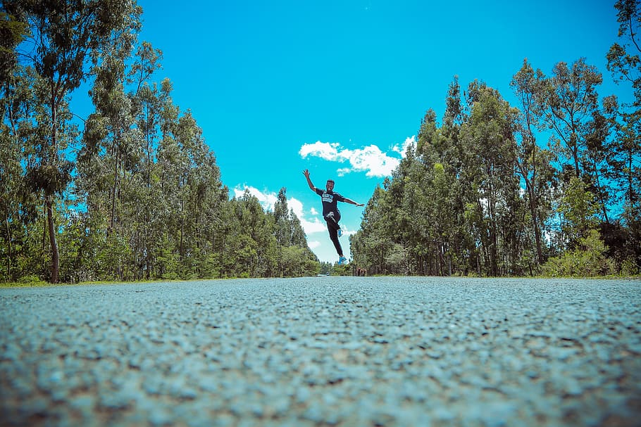 tree, plant, real people, nature, one person, day, sky, lifestyles HD wallpaper