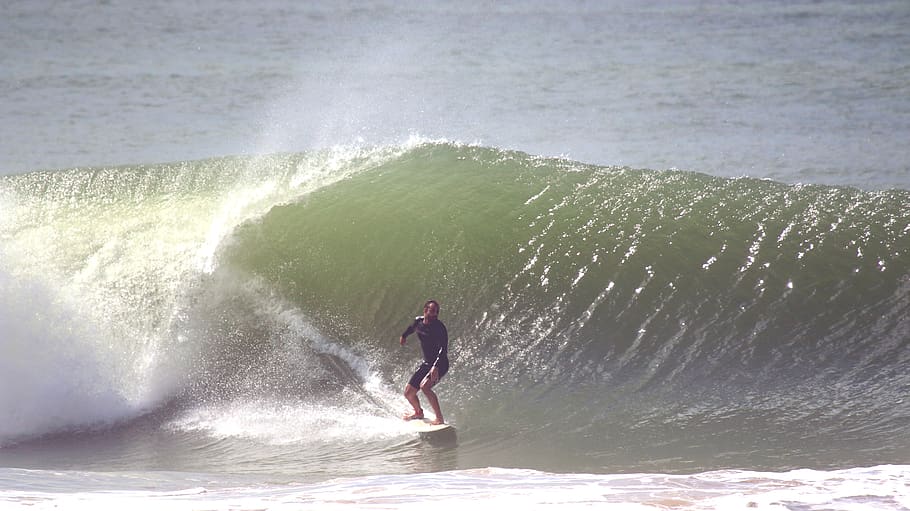 nature, surf, wallpaper, water, surfing, aquatic sport, sea HD wallpaper
