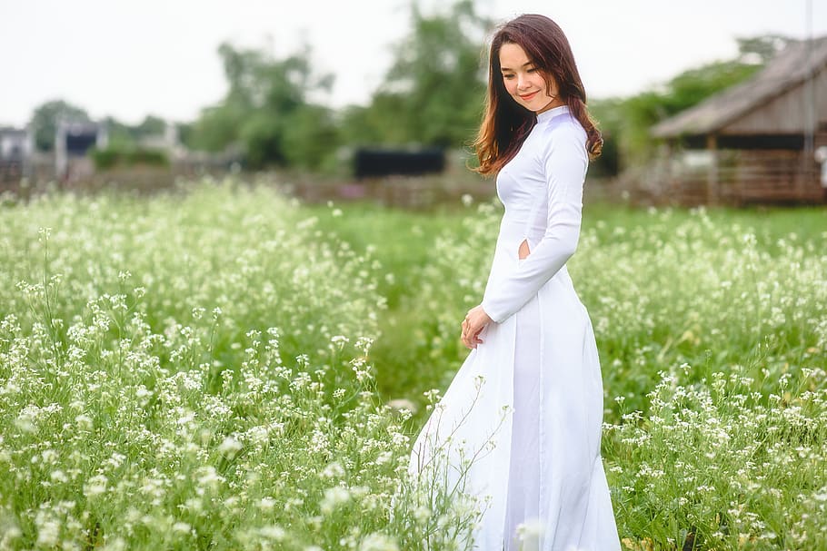 long coat, the tradition, costume, steppe flower, daisy robins, HD wallpaper