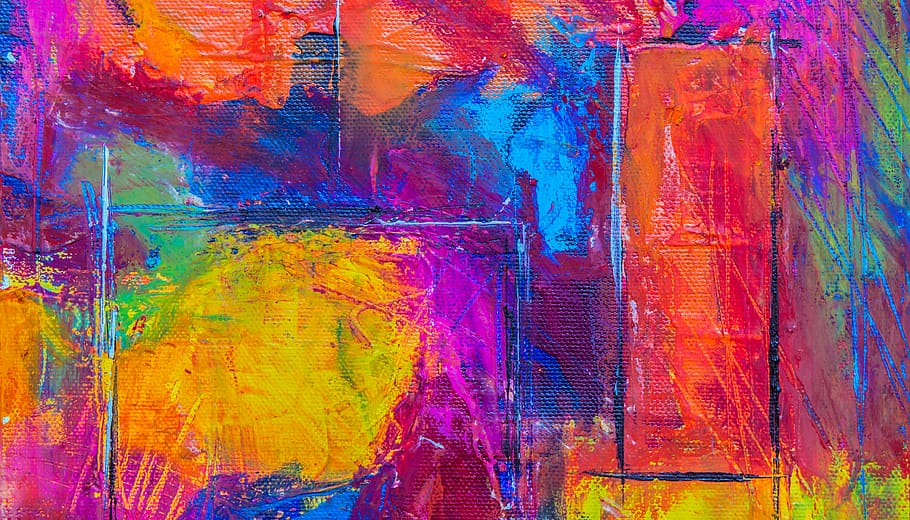 multi colored, art and craft, abstract, backgrounds, creativity, HD wallpaper