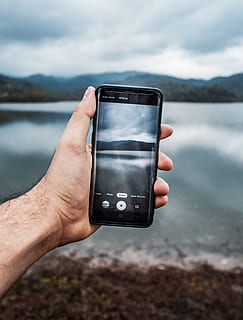 person holding smartphone, cell phone, electronics, mobile phone HD wallpaper
