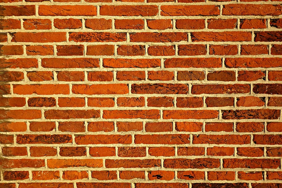red brick wall, bricks, wall of bricks, structure, brickwork, HD wallpaper