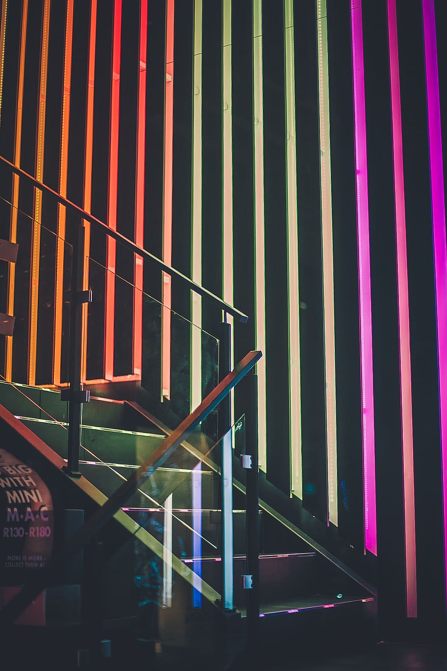 turned-on neon lights, multi colored, illuminated, architecture HD wallpaper