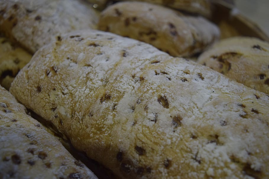 bread, fresh, bake, bakery, flour, edible, food, food and drink HD wallpaper
