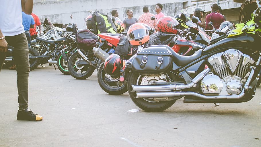 motorcycle lot, wheel, machine, footwear, shoe, clothing, apparel HD wallpaper