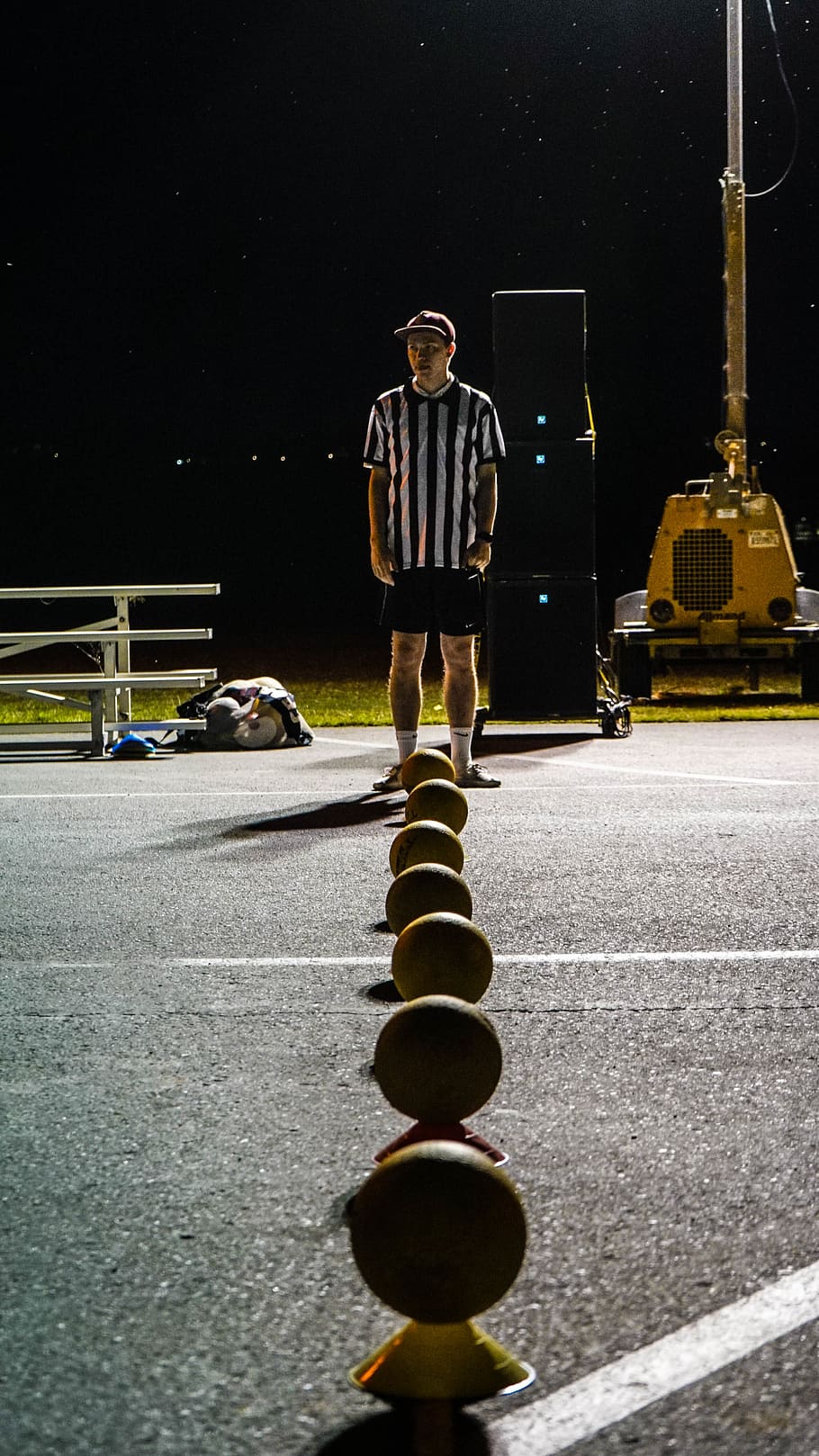 dodgeball, game, sports, referee, one person, full length, real people HD wallpaper