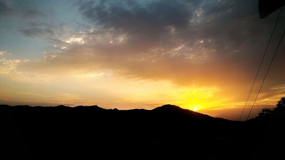 armenia, voskepar, cloud - sky, silhouette, beauty in nature HD wallpaper
