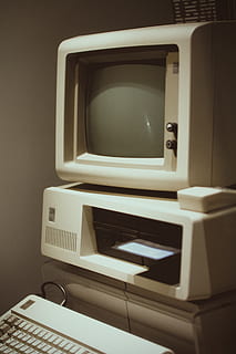 white Macintosh computer, electronics, monitor, display, screen HD wallpaper