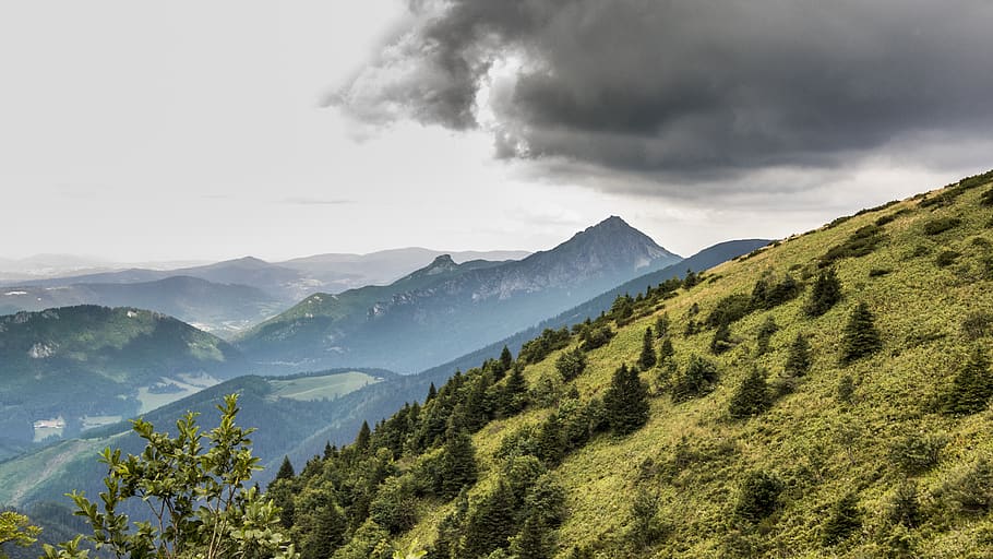 nature, mountains, landscape, view, scenery, panorama, amazing HD wallpaper