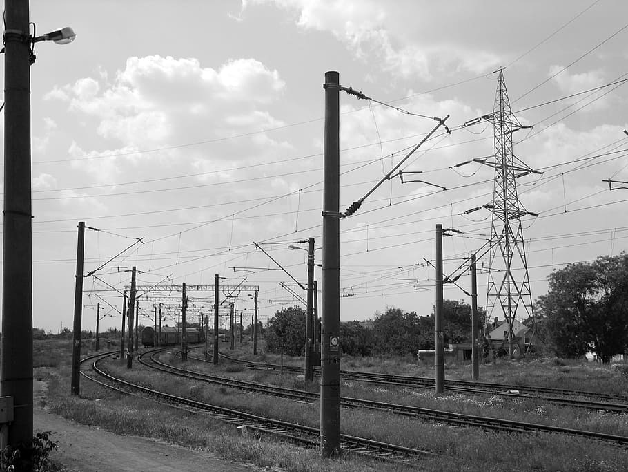 rail, road, track, train, metal, steel, path, way, route, rail transportation HD wallpaper