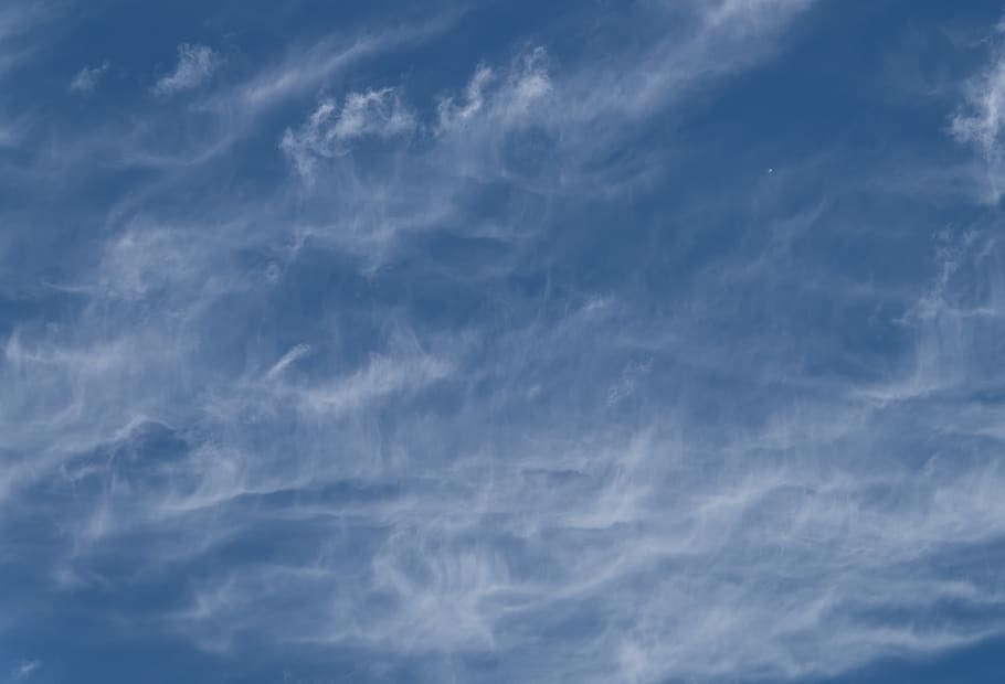 clouds, white, blue, cloudscape, delicate, pattern, sky, background HD wallpaper