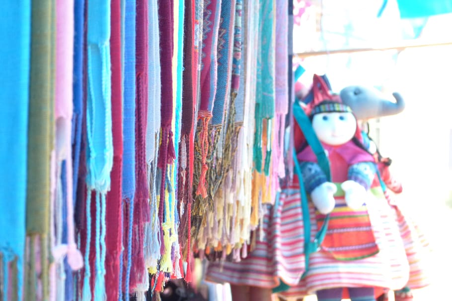 laos, luang prabang, streetmarket, shopping, colors, colours, HD wallpaper