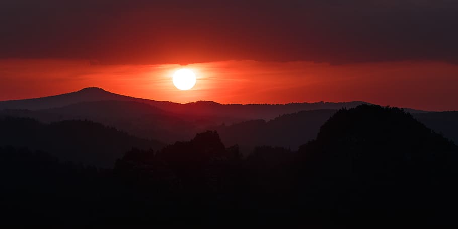 germany, rathmannsdorf, backlight, backlighting, backlit, contre-jour HD wallpaper