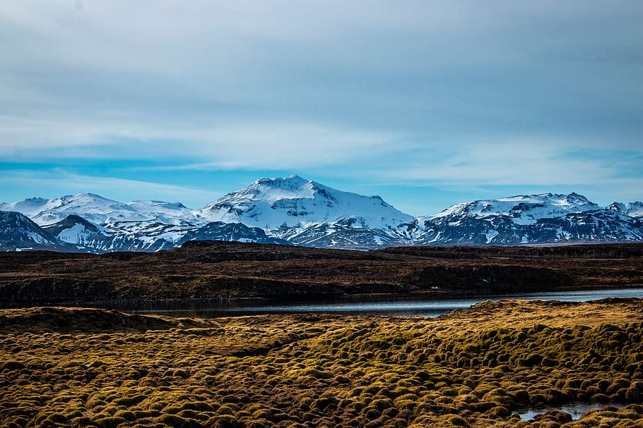 stykkishólmur, iceland, helgafell, winter, mountain, mountains HD wallpaper