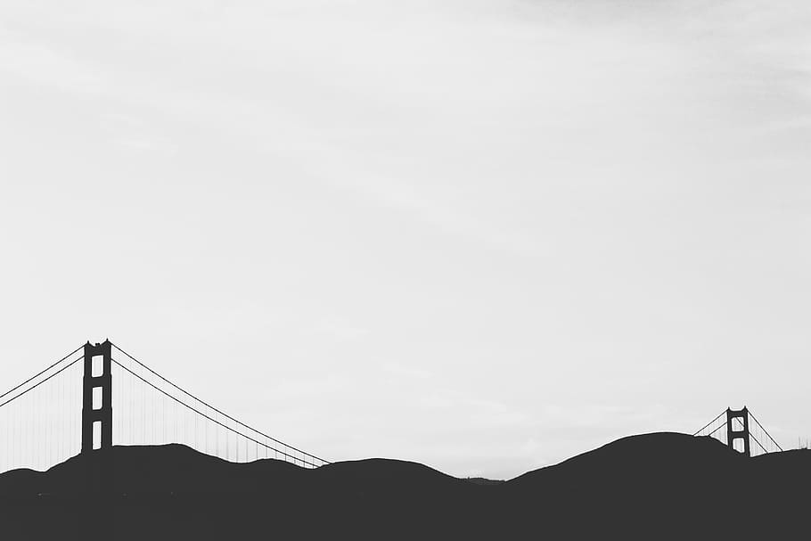 bridge, construction, architecture, engineering, cliff, landscape HD wallpaper