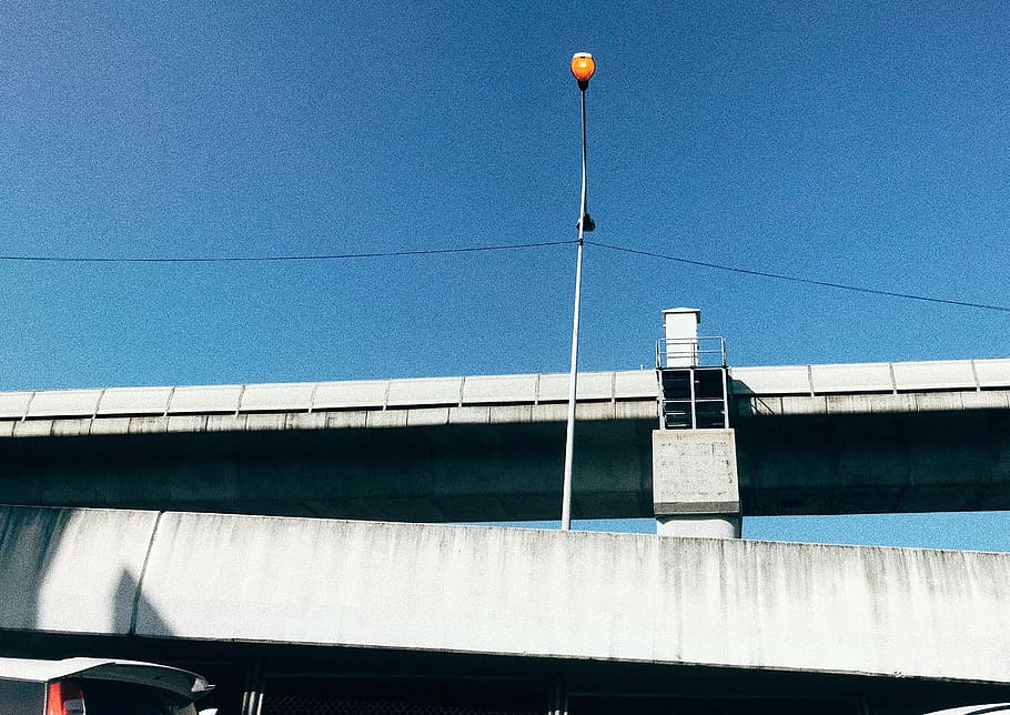 sky, skytrain, bangkok, clear sky, built structure, architecture HD wallpaper