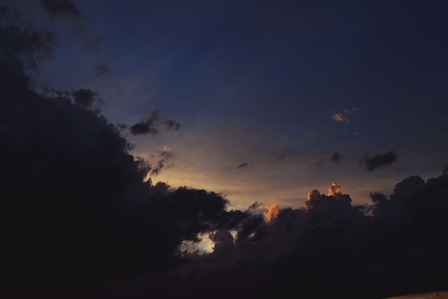 argentina, brandsen, sunset, clouds, emanuel panarello, heaven HD wallpaper