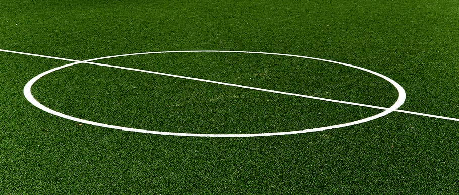 the pitch, lawn, football, sport, grass, green color, plant, HD wallpaper