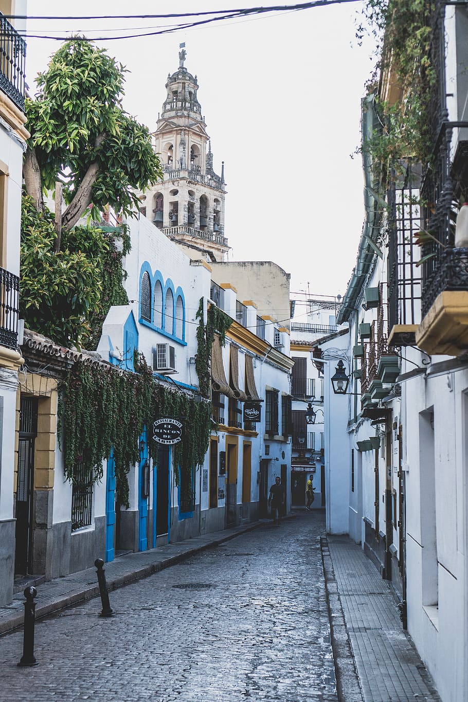 spain, córdoba, calle almanzor, city, cordoba, moody, photo walk, HD wallpaper