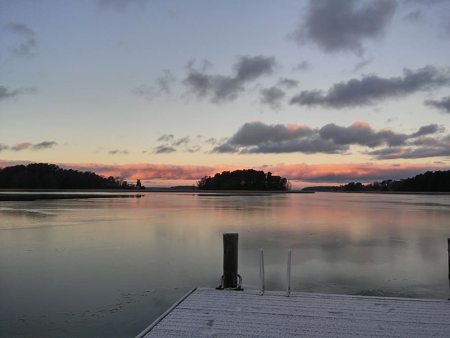suomi, naantali, sky, water, sunset, cloud - sky, beauty in nature HD wallpaper