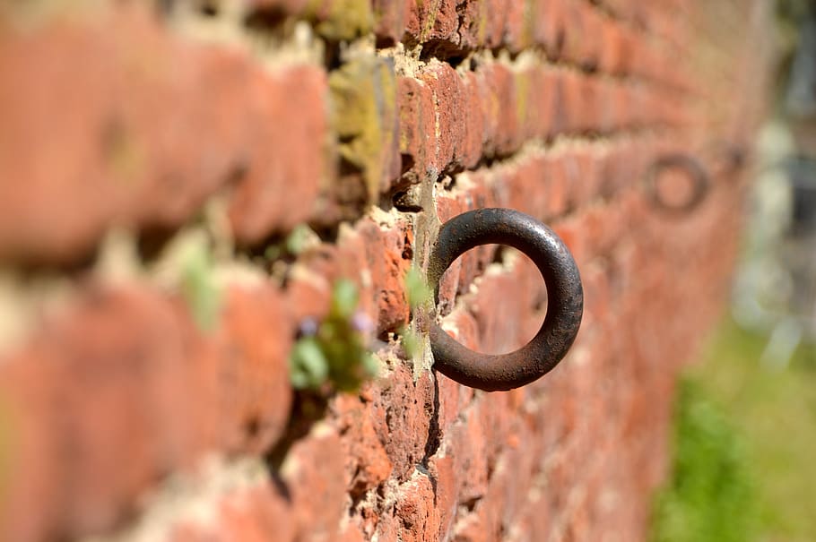 wall, brick, œillet, red, masonry, structure, building, model HD wallpaper
