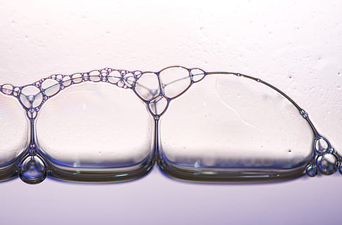soap bubbles, water surface, background image, air bubbles HD wallpaper