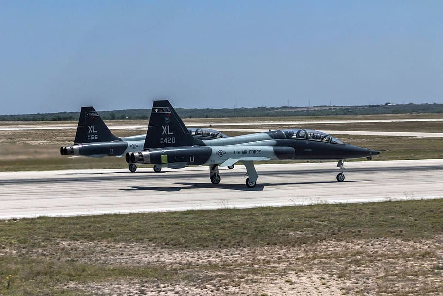 air force, t38, jet, trainer, aircraft, airplane, aviation HD wallpaper