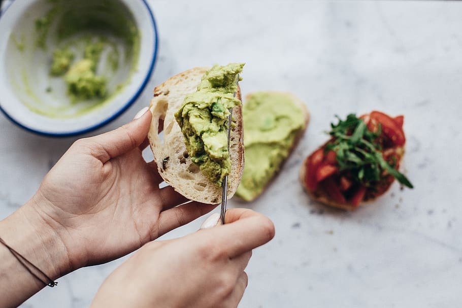 Person Holding Bread, appetizer, bowl, cuisine, delicious, epicure HD wallpaper