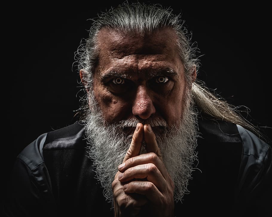 man, portrait, face, human, thoughtful, ernst, view, expression HD wallpaper