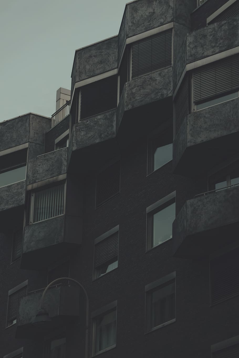 germany, cologne, abstract, trist, muted, windows, building, HD wallpaper