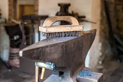anvil, workshop, blacksmith, iron, tool, forge, craft, metal HD wallpaper