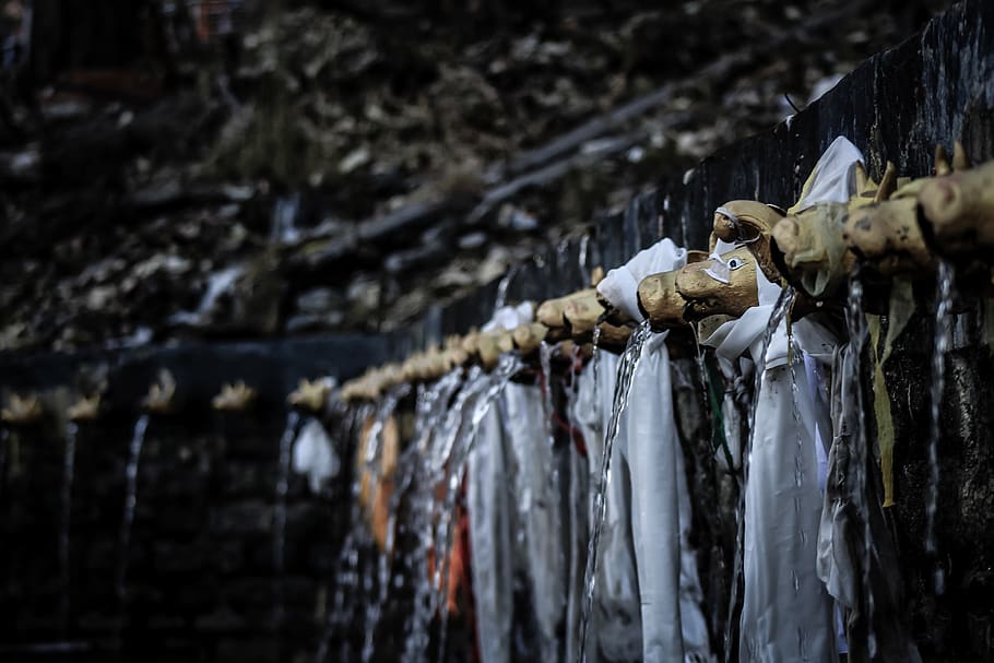 nepal, muktinath, hanging, no people, focus on foreground, in a row HD wallpaper