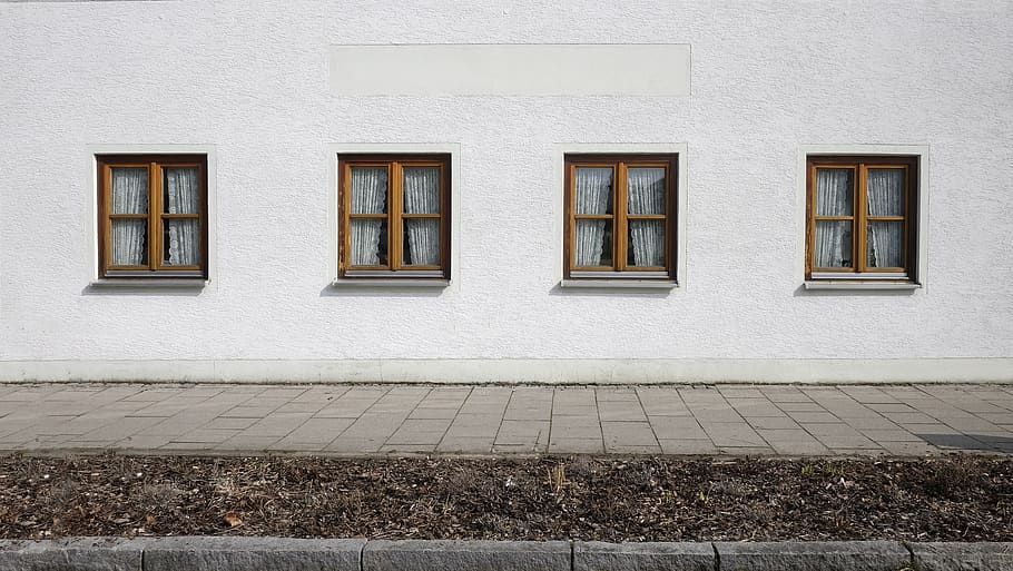 brown windows, architecture, building exterior, built structure HD wallpaper