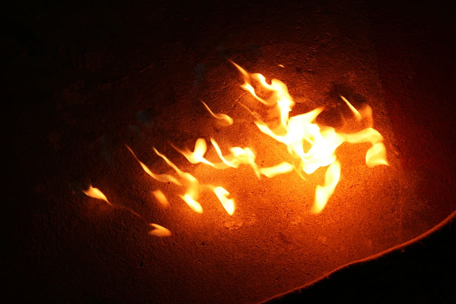 background, beautiful, black, blaze, blazing, bonfire, burning HD wallpaper
