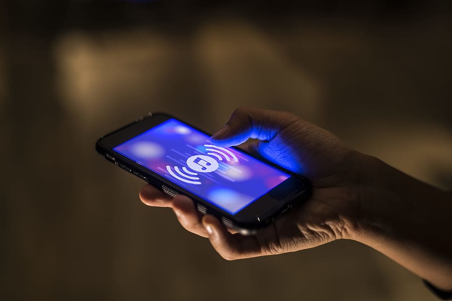 Person Holding Smartphone, device, digital, electronics, hand HD wallpaper