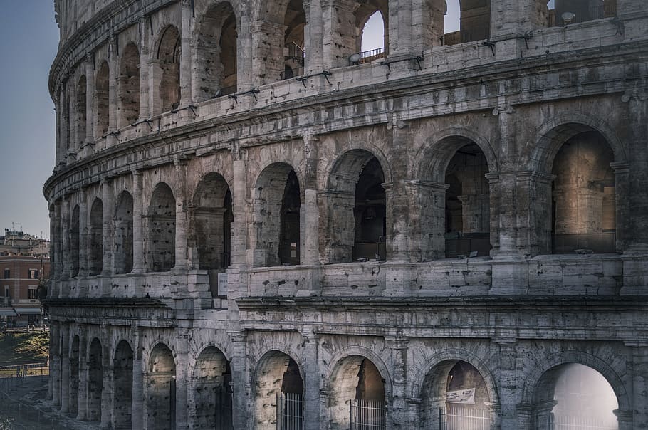 architecture, building, infrastructure, landmark, colosseum HD wallpaper