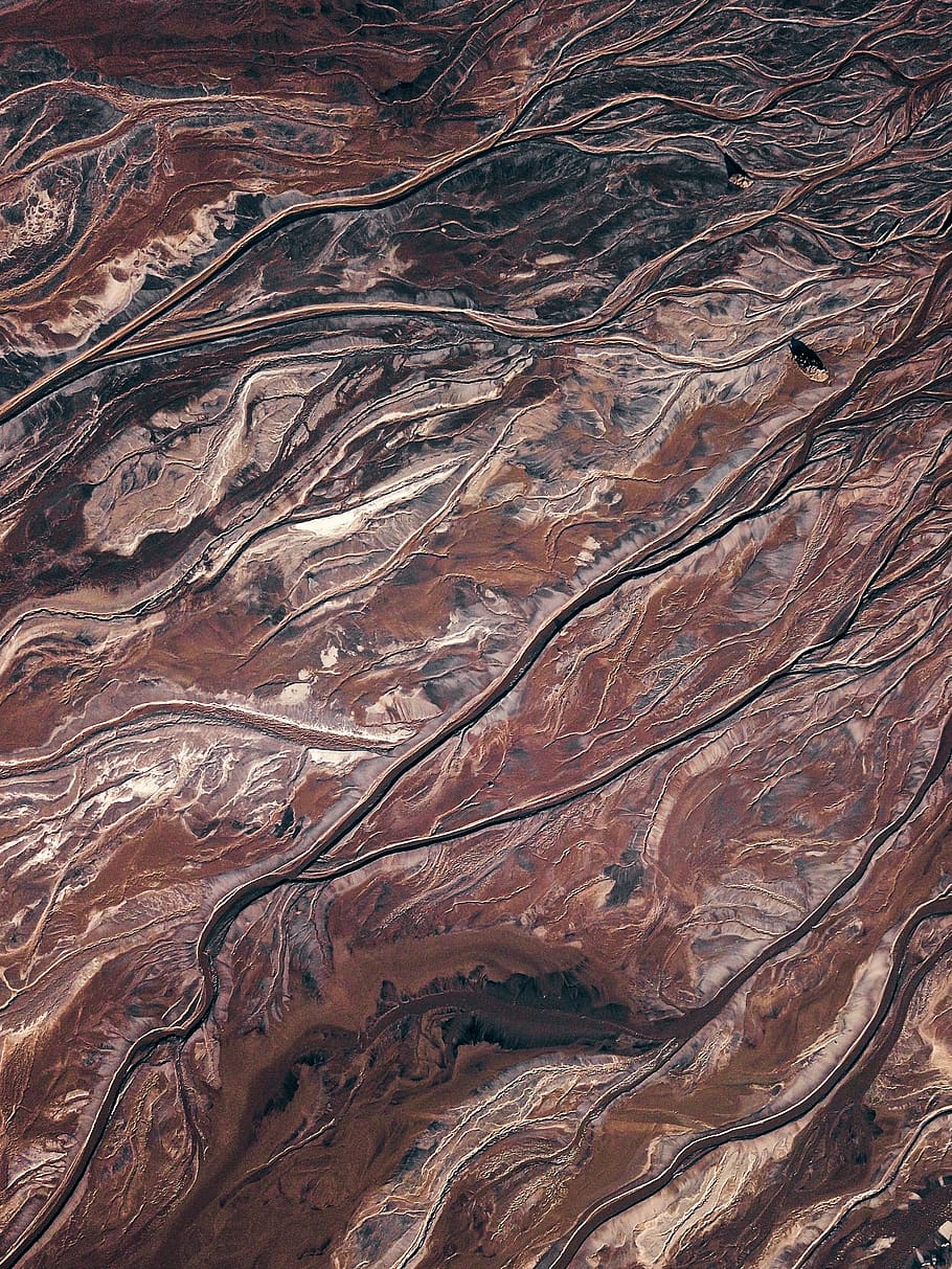 brown and black surface, pattern, geology, non-urban scene, backgrounds HD wallpaper