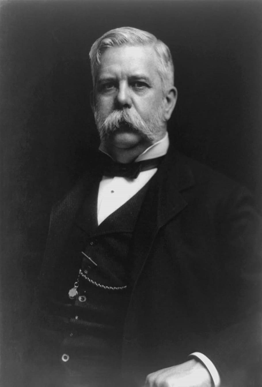 GeorgeWestinghou, engineer, popular, people, one person, looking at camera HD wallpaper