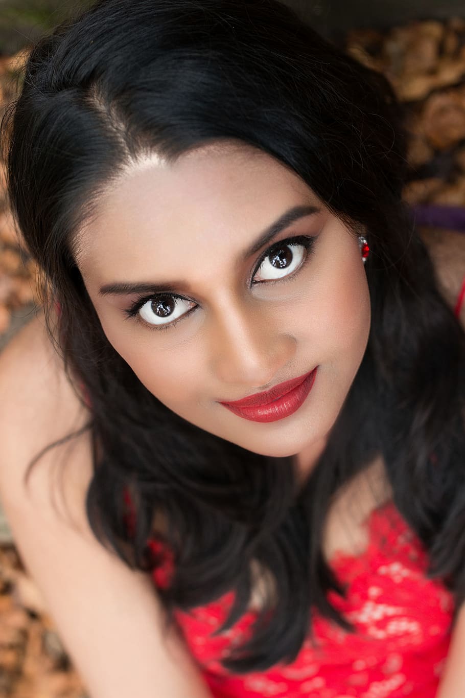 model, beauty, forest, make up, skin, female, nice, elegance HD wallpaper