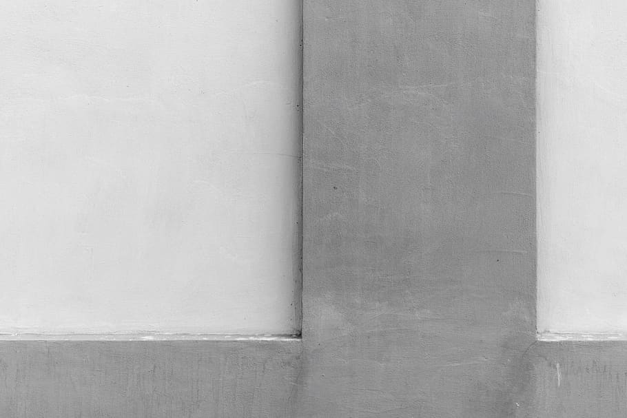 gray concrete, wall - building feature, full frame, indoors, backgrounds HD wallpaper