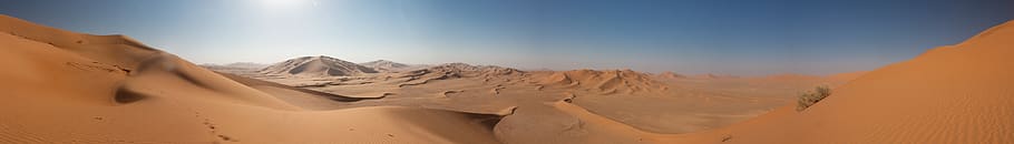 desert at daytime, nature, panoramic, landscape, scenery, outdoors, HD wallpaper