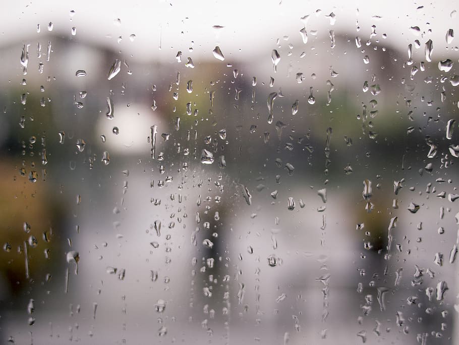 netherlands, almere, glass, window, dutch, water, rainy, autumn HD wallpaper