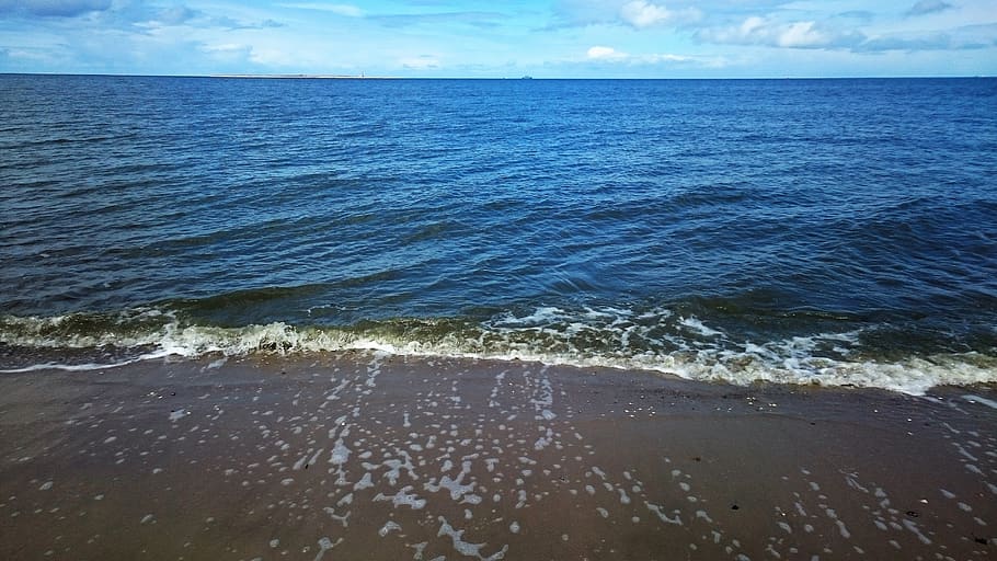 sea, strand, beach, water, land, beauty in nature, sky, horizon over water HD wallpaper