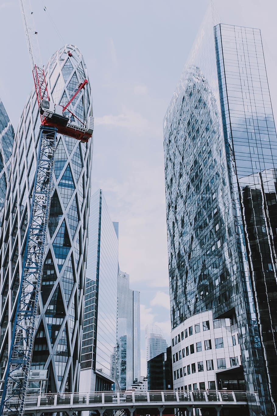 mirrored buildings, office building, urban, town, city, metropolis HD wallpaper
