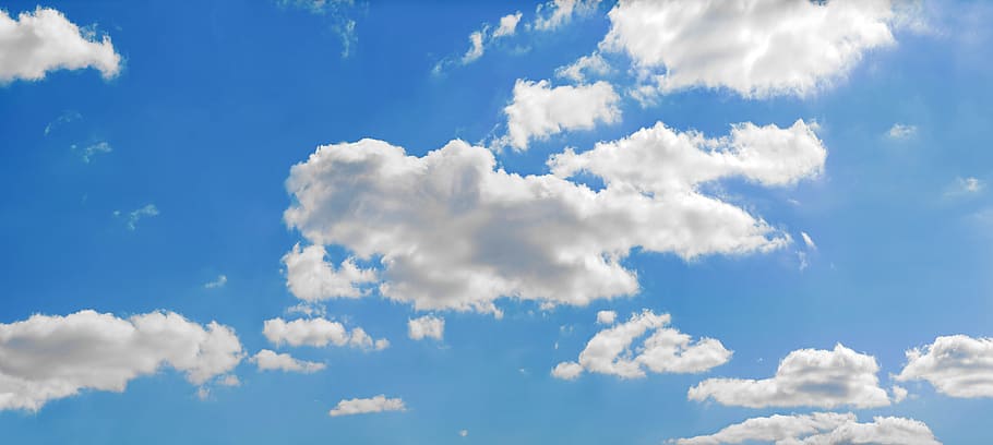 blue, sky, clouds, bright, air, background, backdrop, cloud - sky HD wallpaper