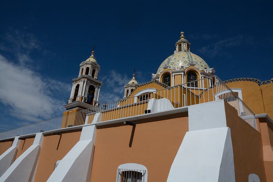 mexico, cholula, building exterior, built structure, architecture HD wallpaper