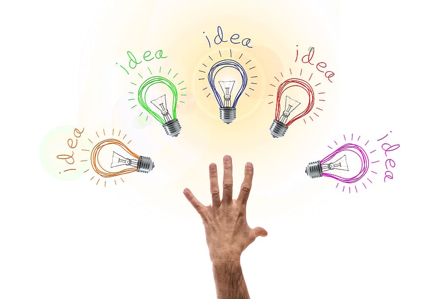 light bulb, idea, think, education, learn, knowledge, information HD wallpaper