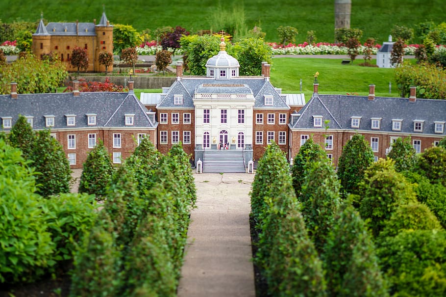 madurodam, netherlands, den haag, holland, tiltshift, miniature, HD wallpaper