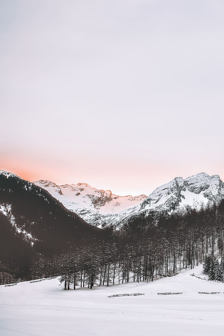 snow covered mountains, cold temperature, winter, scenics - nature HD wallpaper