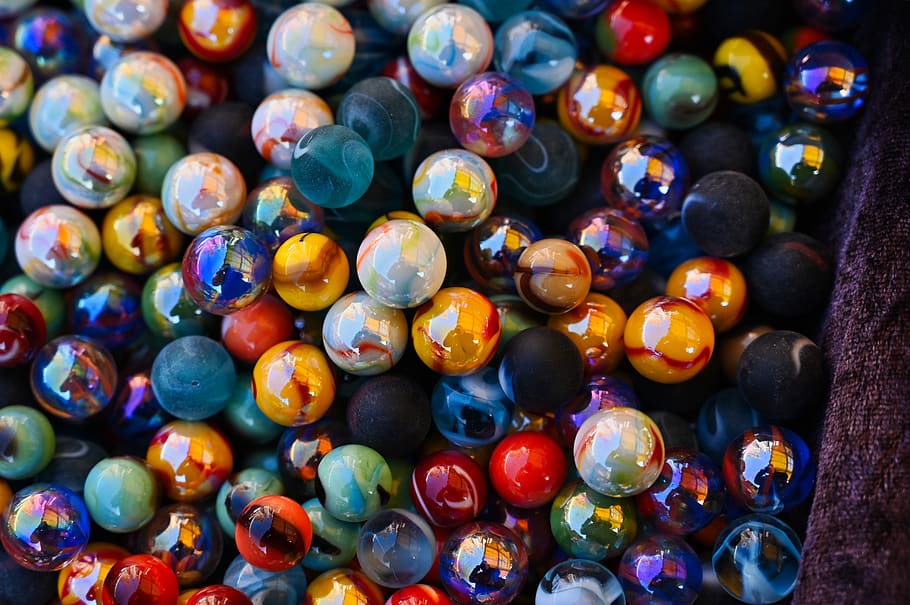 marbles, glaskugeln, glass, balls, round, glass marbles, toys HD wallpaper